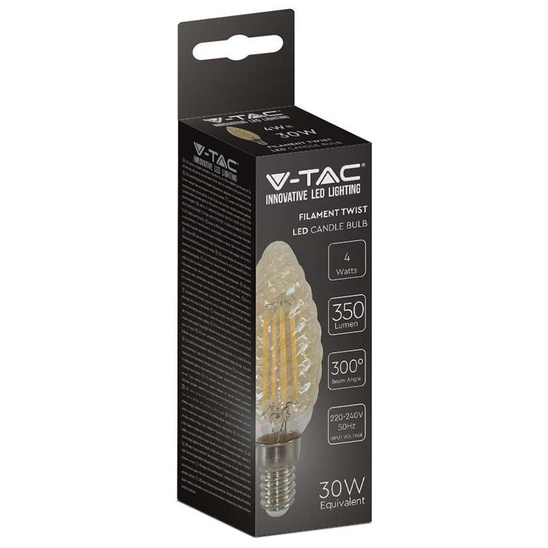 Bec Led E14 4w Cu Filament 2200k