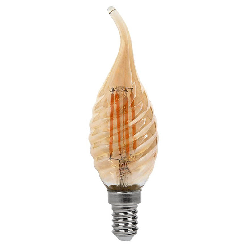 Bec Led E14 4w Cu Filament 2200k Alb Cald