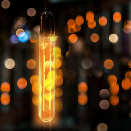 Bec LED T30 E27 cu filament 6W 2200K alb cald V-Tac SKU-217143