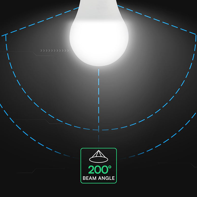 Bec LED A60 E27 8.5W 6500K alb rece, cip CREE, V-Tac SKU-2172626