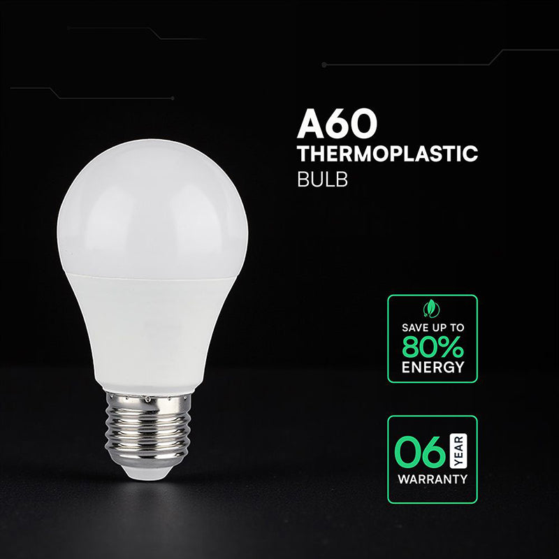 Bec LED A60 E27 8.5W 6500K alb rece, cip CREE, V-Tac SKU-2172626