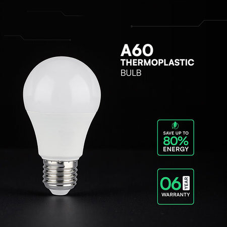 Bec LED A60 E27 8.5W 6500K alb rece, cip CREE, V-Tac SKU-2172626