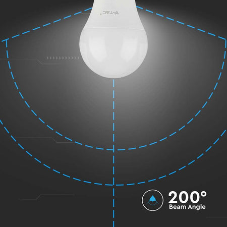 Bec Led A60 E27 10.5w 6500k Alb Rece