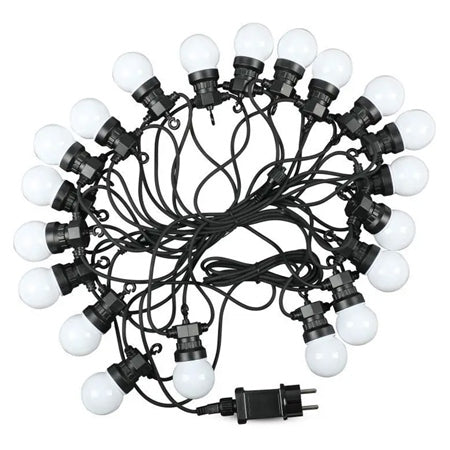 Șir iluminat festiv LED IP44, 10 m, cu 20 becuri, V-Tac