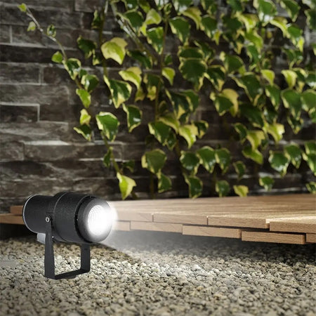 Lampa Gradina Ip65 12w 4000k Alb Neutru - Negru