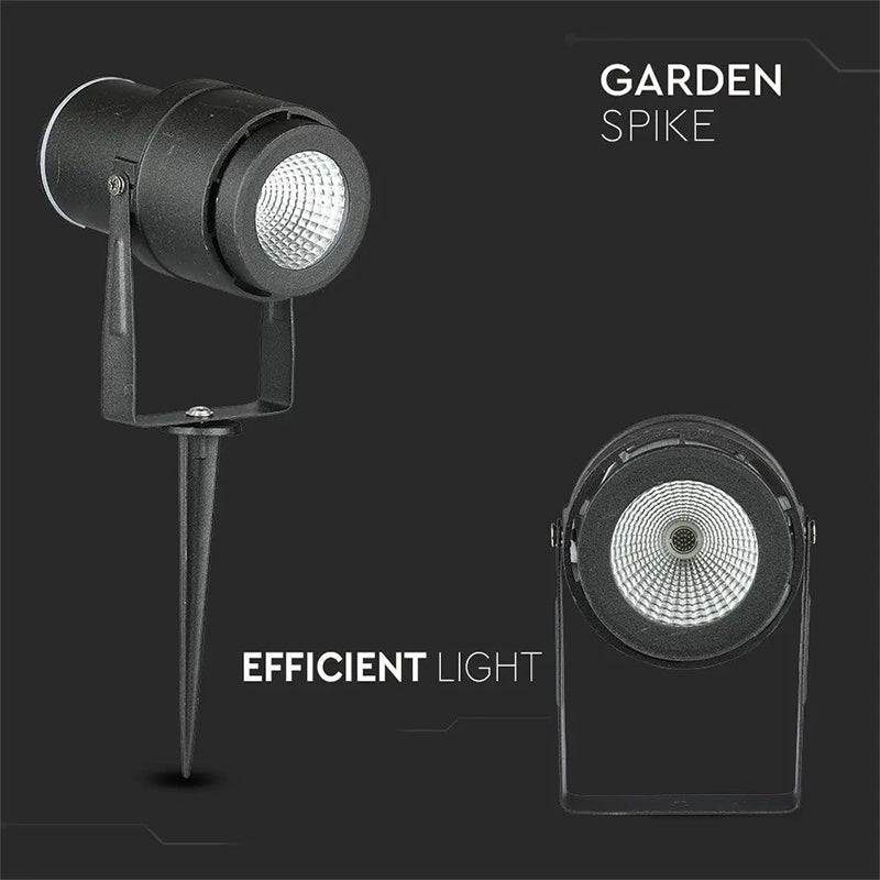 Lampa Gradina Ip65 12w 4000k Alb Neutru - Negru