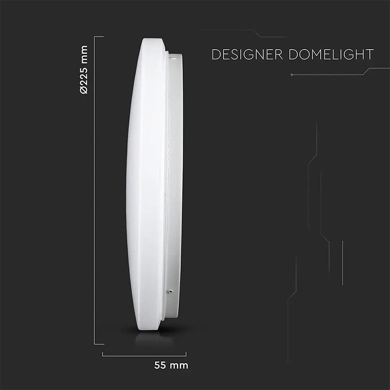 Plafoniera Led 12w 23cm 3 In 1 Alb