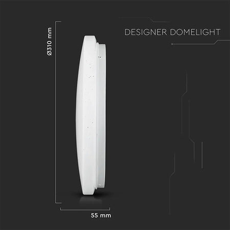 Plafonieră LED rotundă 18W cu efect steluțe și lumină 3 în 1 V-Tac SKU-217604