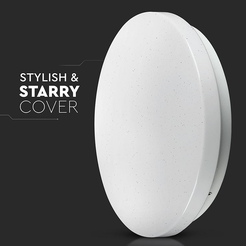 Plafoniera Led 24w 35cm 3 In 1 350*55 Mm  - Model Stelute