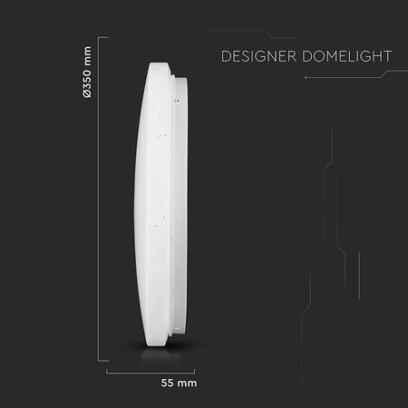 Plafoniera Led 24w 35cm 3 In 1 350*55 Mm  - Model Stelute