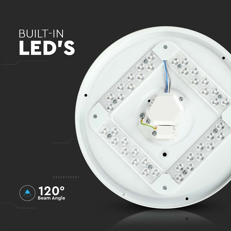Plafoniera Led 24w 35cm 3 In 1 220-240 Vac, 50/60 Hz
