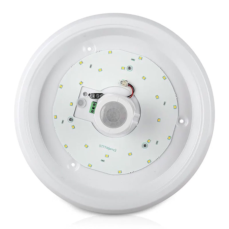 Plafonieră LED cu senzor de mișcare 12W alb rece 6400K IP20 V-Tac SKU-21809