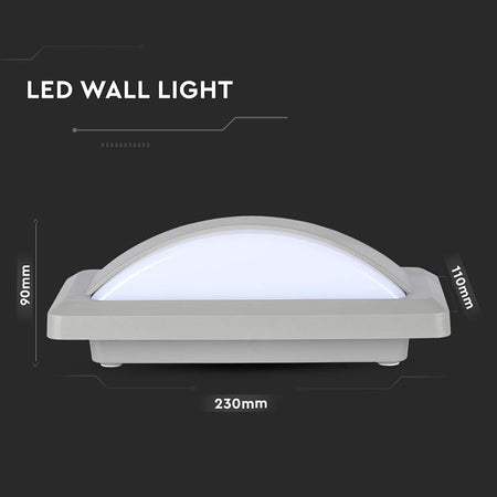 Corp iluminat exterior LED 12W IP65 pentru casă și grădină, V-Tac
