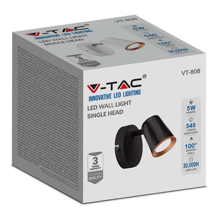 Lampa Led Montaj Perete 6w 4000k Alb Neutru - Alb