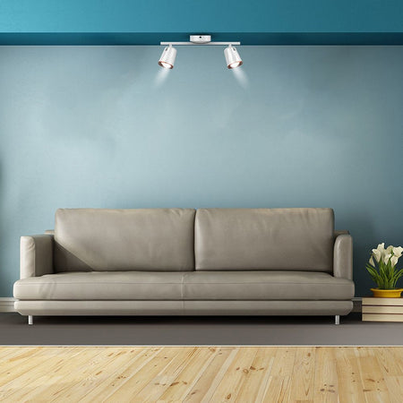Lampa Led Montaj Perete 2x6w 4000k Alb Neutru - Alb
