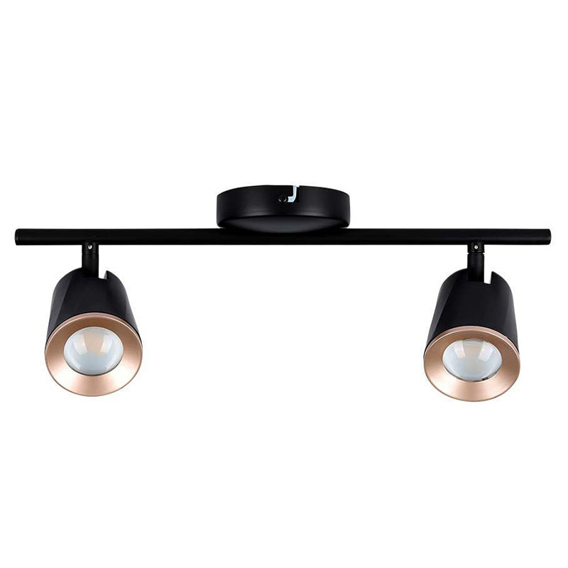 Lampa Led Montaj Perete 2x6w 4000k Alb Neutru - Negru