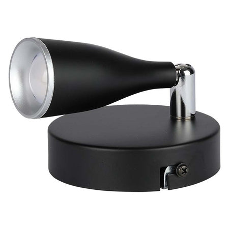 Lampa Led Montaj Perete 4.5w 4000k Alb Neutru - Negru