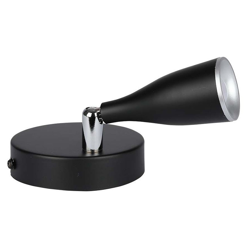 Lampa Led Montaj Perete 4.5w 4000k Alb Neutru - Negru