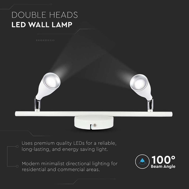 Lampă LED cu montaj pe perete de 9 W cu 840 lm și protecție IP20 V-Tac SKU-218266