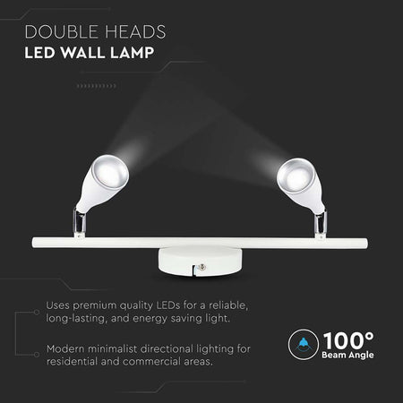 Lampă LED cu montaj pe perete de 9 W cu 840 lm și protecție IP20 V-Tac SKU-218266