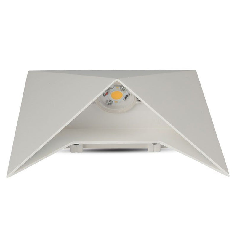 Lampă LED 5W 3000K alb cald IP65, corp alb, V-Tac SKU-218280