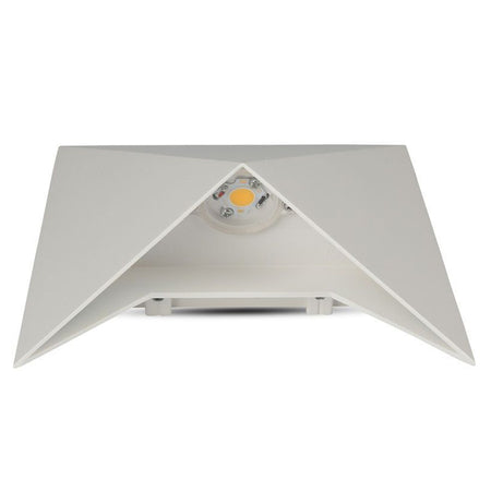 Lampă LED 5W 3000K alb cald IP65, corp alb, V-Tac SKU-218280
