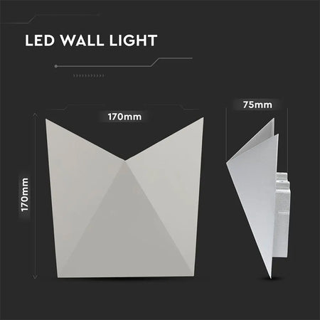 Lampa Led 5w 4000k Alb Neutru Ip65 - Gri
