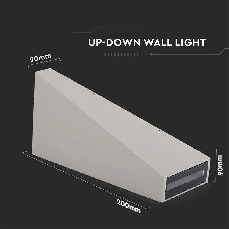 Lampa Led 6w Ip65 3000k Alb Cald - Gri