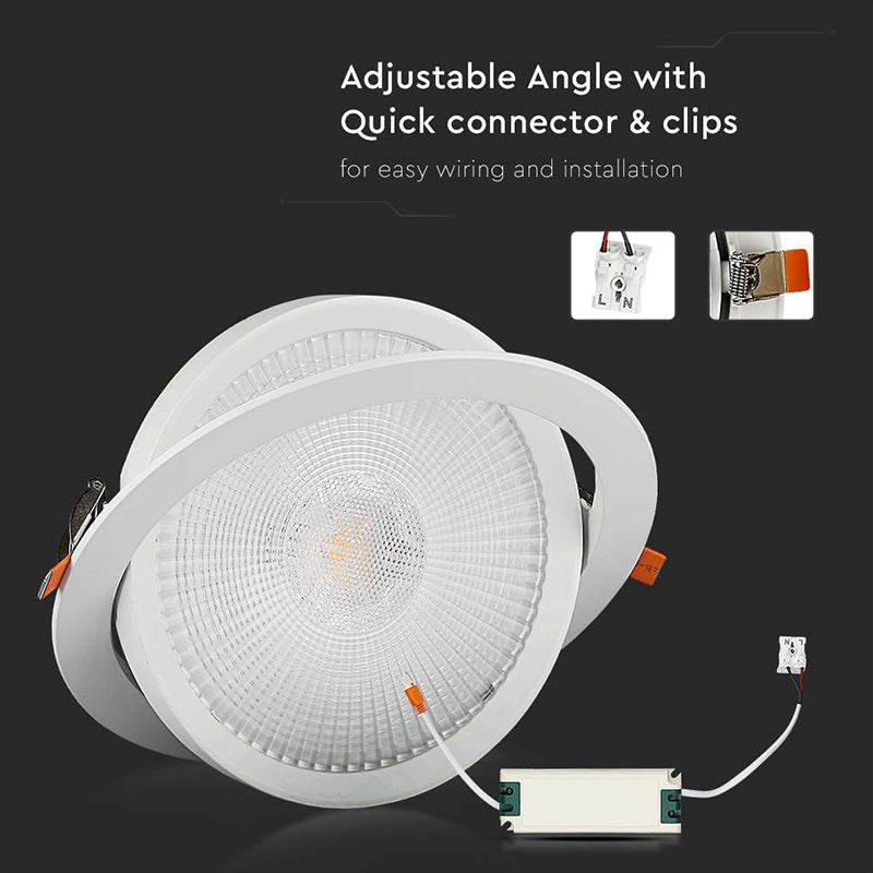 Panou Led Unghi Reglabil 10w 6400k Alb Rece
