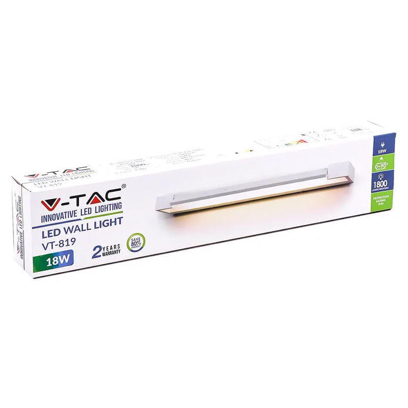 Lampa Led Montaj Perete Ip44 18w 4000k Alb Neutru