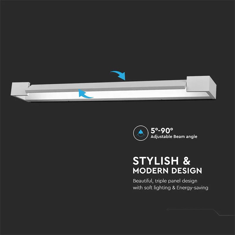 Lampa Led Montaj Perete Ip44 18w 4000k Alb Neutru
