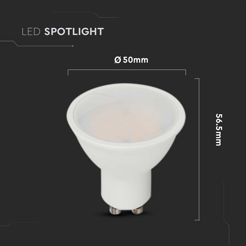 Bec Spot Led Gu10 10w 3000k Alb Cald, Cip Samsung