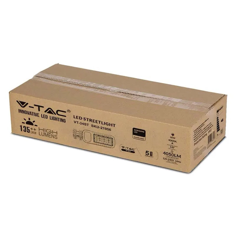 Corp Iluminat Stradal Slim Led 30w 135lm/w 6400k Cip Samsung
