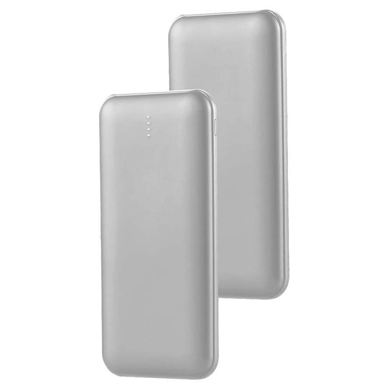 Baterie externă V-Tac de 10000 mAh argintie cu cablu tip C SKU-23035
