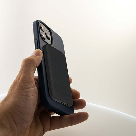 Baterie externă 10000 mAh wireless cu inel magnetic, neagră V-Tac SKU-23038