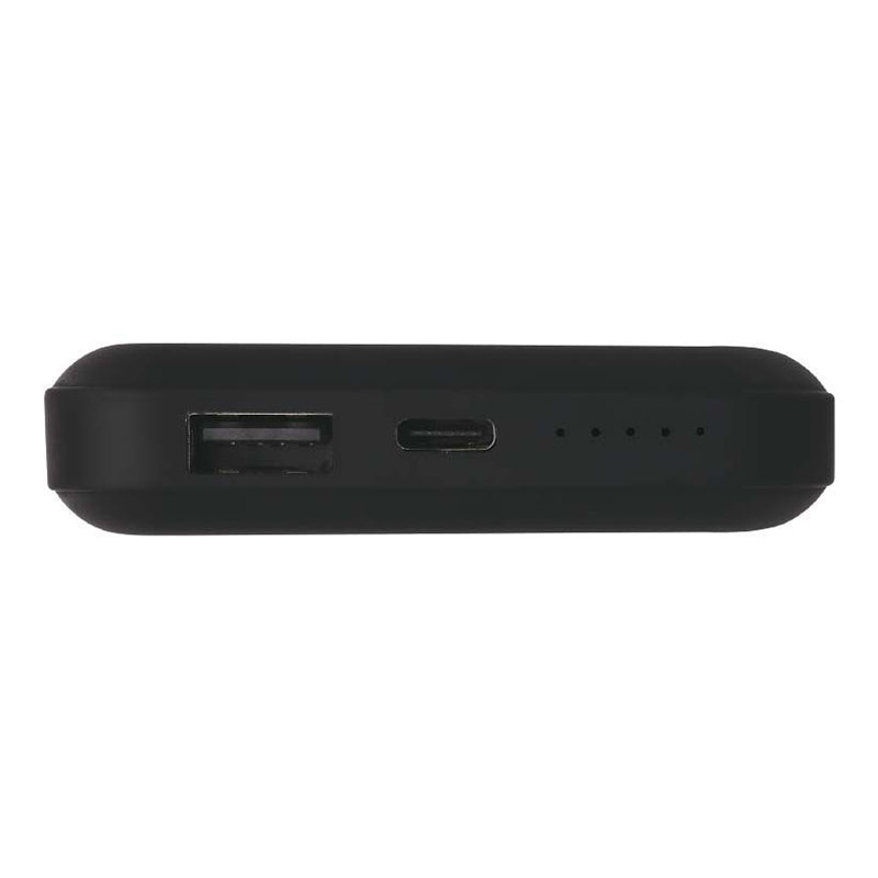 Baterie externă 10000 mAh wireless cu inel magnetic, neagră V-Tac SKU-23038