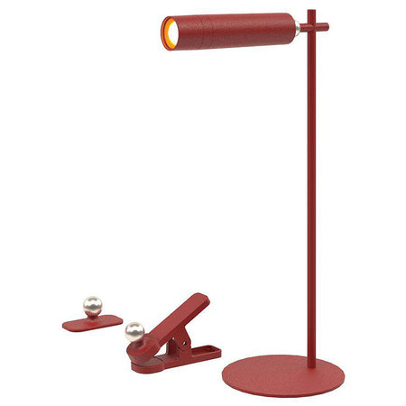 Lampă de birou magnetică 3W cu lumină neutră 4000K, roșie V-Tac SKU-23043