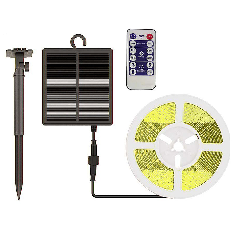 Kit bandă LED solară 4000K, 5 m, IP67, cu panou 1.2 W V-Tac SKU-23045