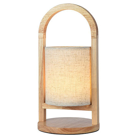 Lampa birou LED 1,5W cu lumină alb cald, corp din lemn, V-Tac