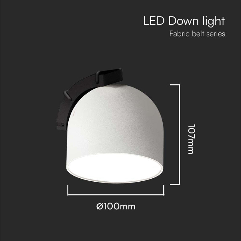Corp LED magnetic tracklight 12W, 3000K, alb, sistem șină V-Tac SKU-23107