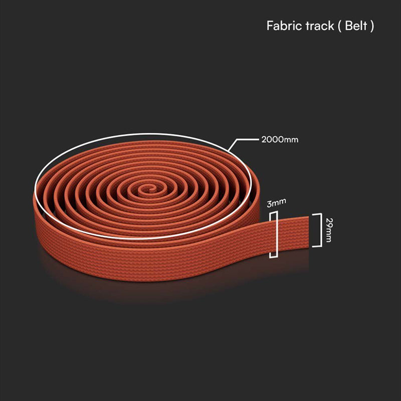 Curea textilă pentru corp tracklight 10 m roșu V-Tac SKU-23125