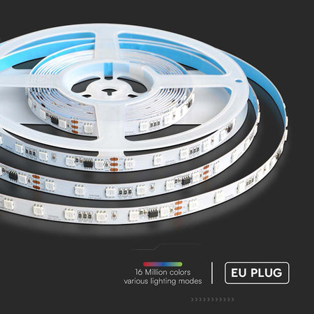 Kit Banda Led Smd5050 5m 24v Rgb Ip20