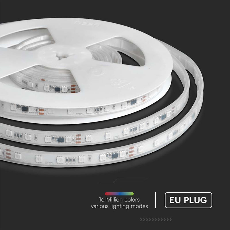 Kit Banda Led Smd5050 5m 24v Rgb Ip65