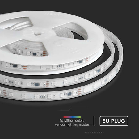 Kit Banda Led Smd5050 5m 24v Rgb Ip65