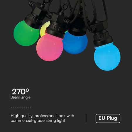 Sir Iluminat Festiv 0.5w Rgb  13m Ip44