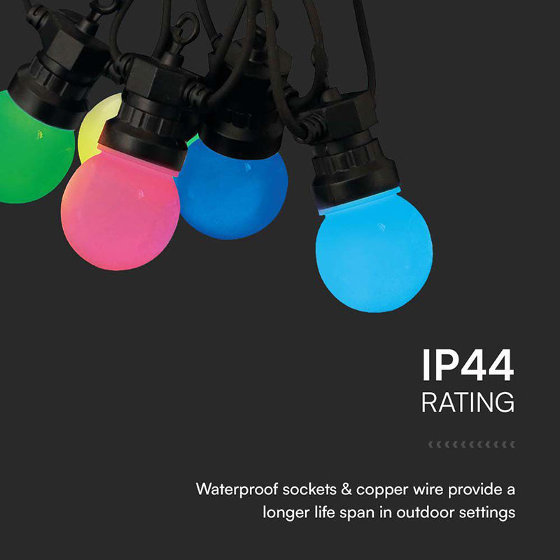 Sir Iluminat Festiv 0.5w Rgb  13m Ip44