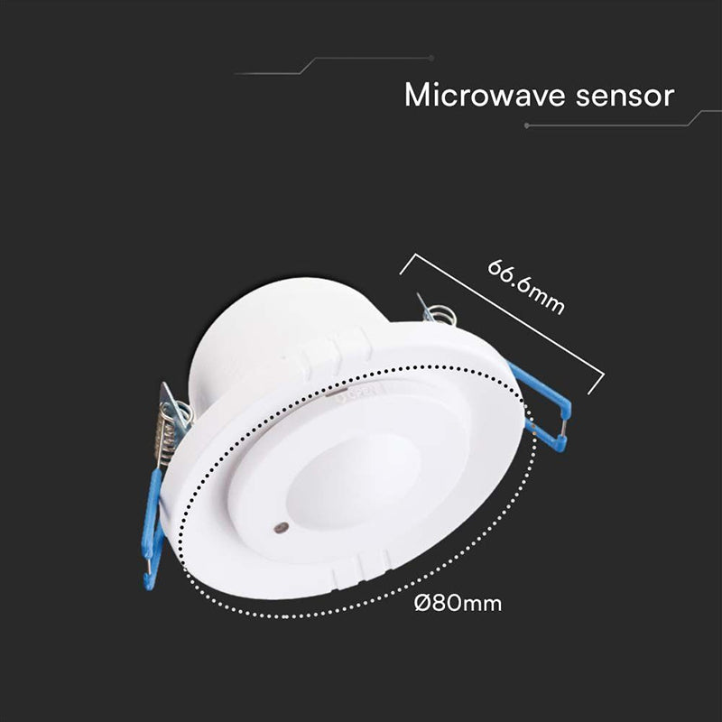 Senzor de mișcare 300 W, detecție 360°, IP20, alb V-Tac SKU-23165