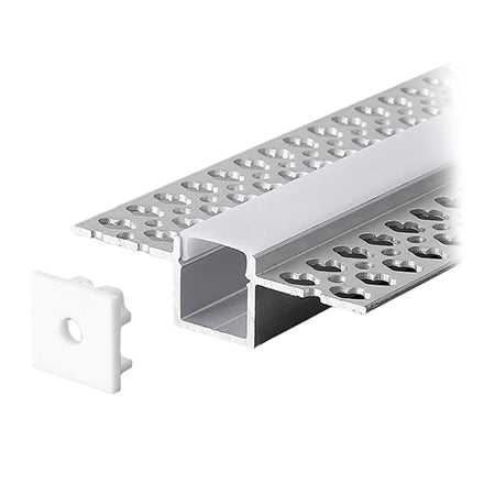 Profil aluminiu pentru bandă LED, 2 m, 55 × 15 mm, V-Tac SKU-23173