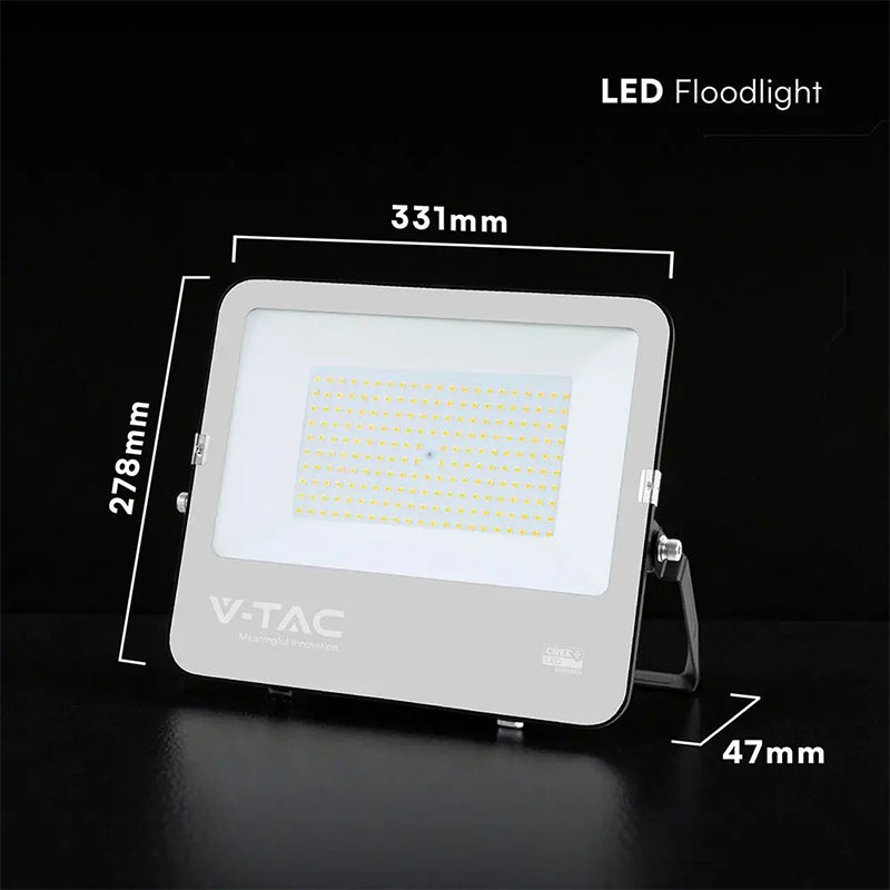 Reflector LED 150W 135 lm/W IP65 negru, cip CREE, V-Tac SKU-232026