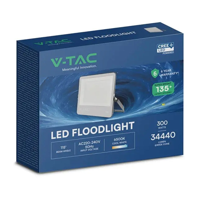 Reflector LED 300W 135 lm/W 6500K IP65 cu cip CREE negru V-Tac SKU-232036